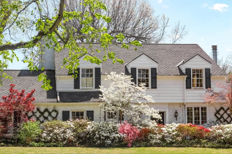 Spring time home